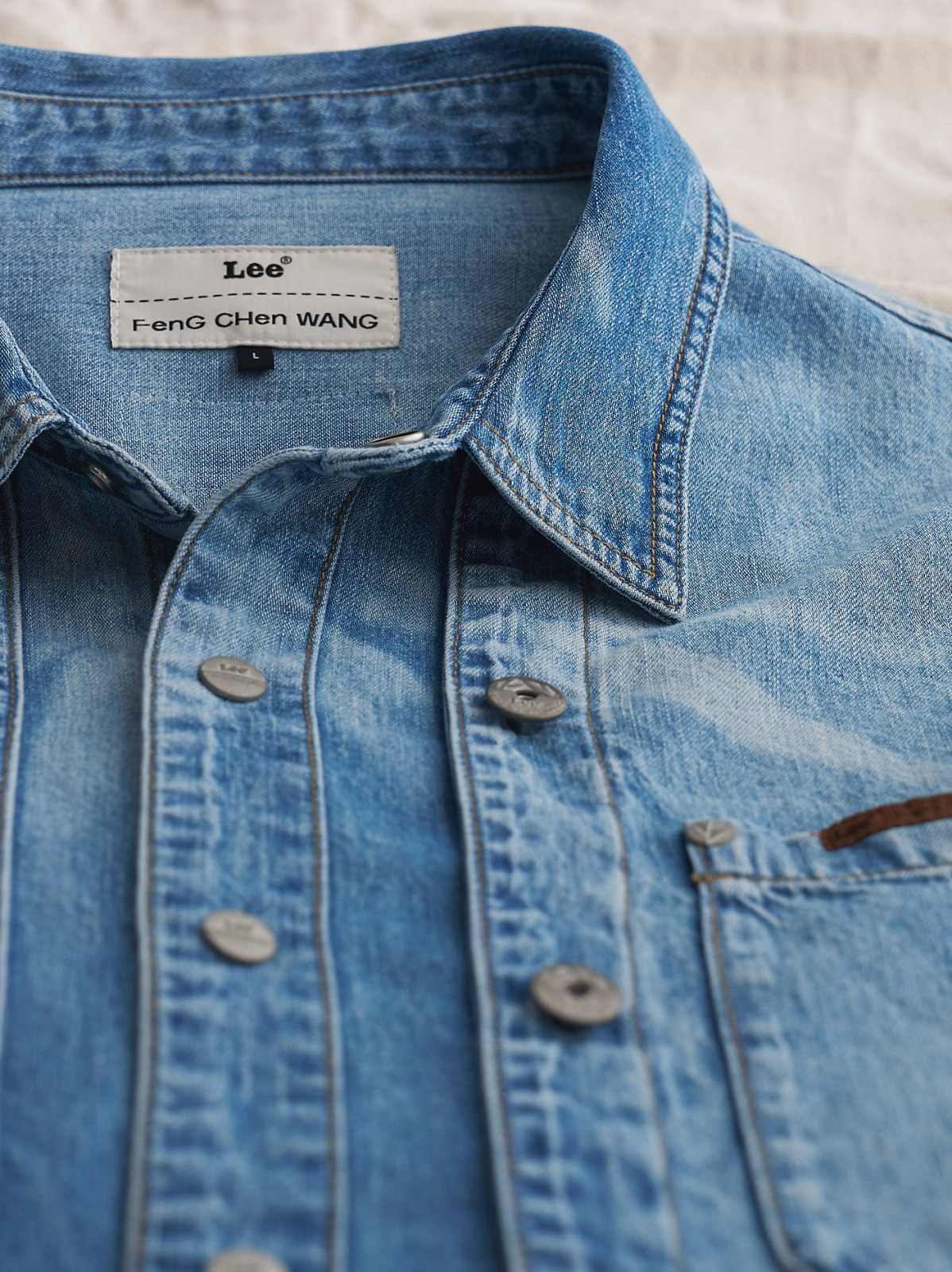 Men's Lee® x Feng Chen Wang Denim Shirt - view 5