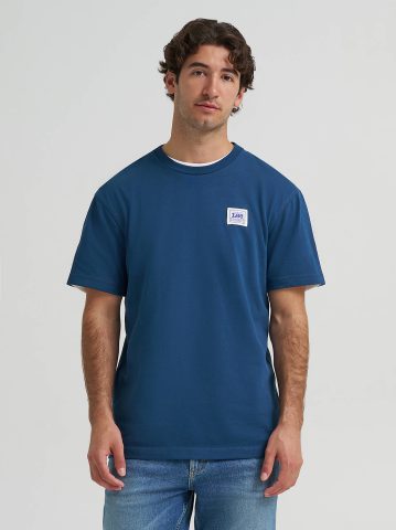 Men's Relaxed Fit Patch Logo Tee