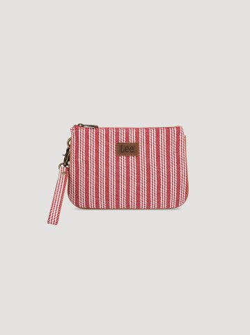Women's Stripe Logo Wristlet Wallet Women's Stripe Logo Wristlet Wallet