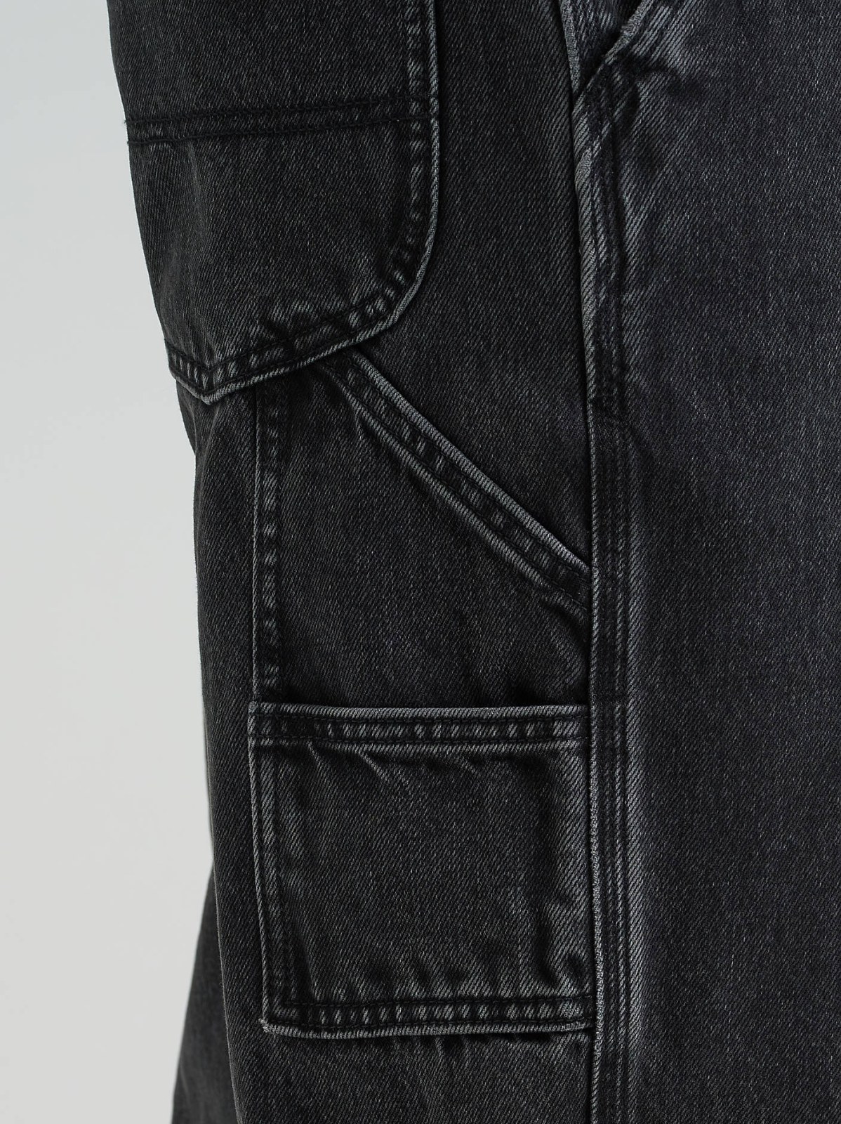 Men's 100% Cotton High Rise Loose Straight Carpenter Jean - view 8