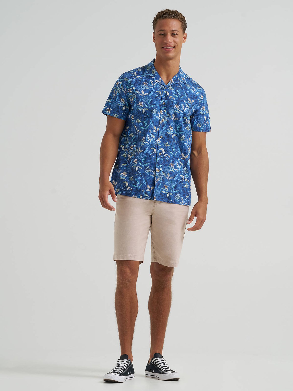 Men's Toucan Print Camp Shirt - view 4