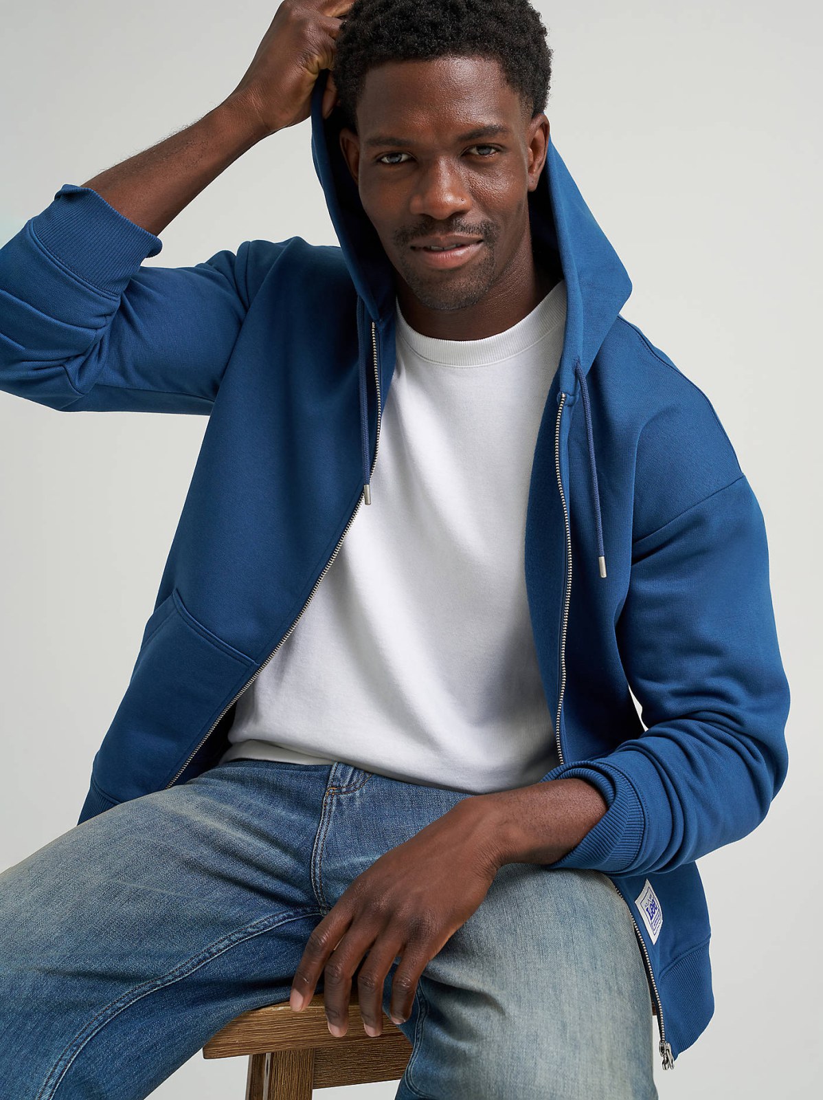 Men's Relaxed Fit Essential Workwear Full Zip Jacket