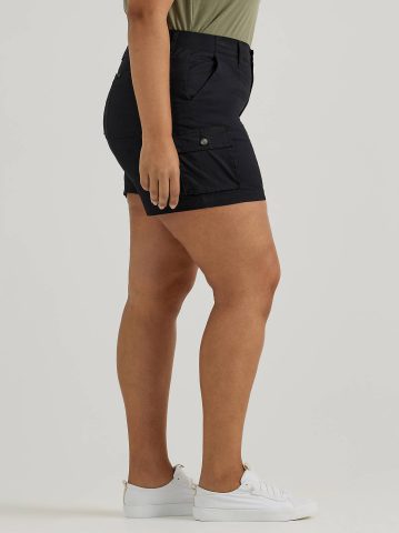 Women's Ultra Lux Comfort with Flex-to-Go Relaxed Fit Cargo Short (Plus)