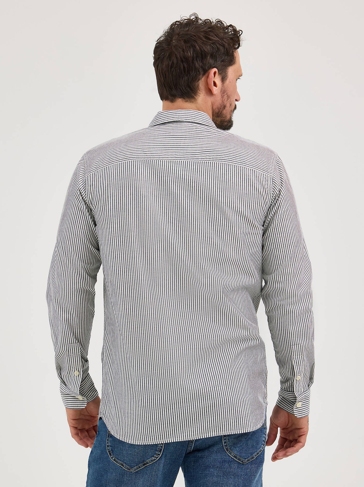 Men's Extreme Motion All Purpose Stripe Button Down Shirt - view 2