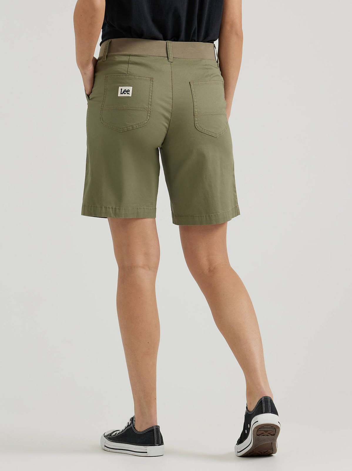 Women's Ultra Lux Comfort with Flex-To-Go Relaxed Fit Utility Bermuda - view 3