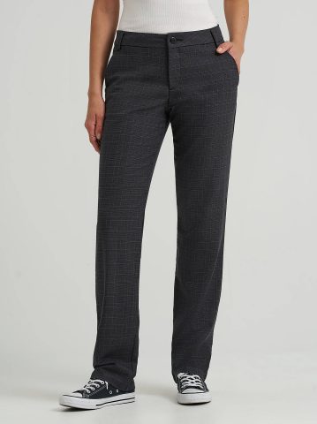 Women's Wrinkle Free Relaxed Fit Straight Leg Pant — alternate view