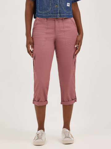 Women's Ultra Lux Comfort with Flex-to-Go Relaxed Fit Cargo Capri
