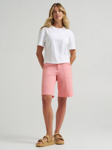 Women's Ultra Lux Comfort with Flex-To-Go Relaxed Fit Utility Bermuda