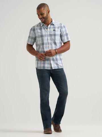 Men's Short Sleeve All Purpose Button Down Shirt