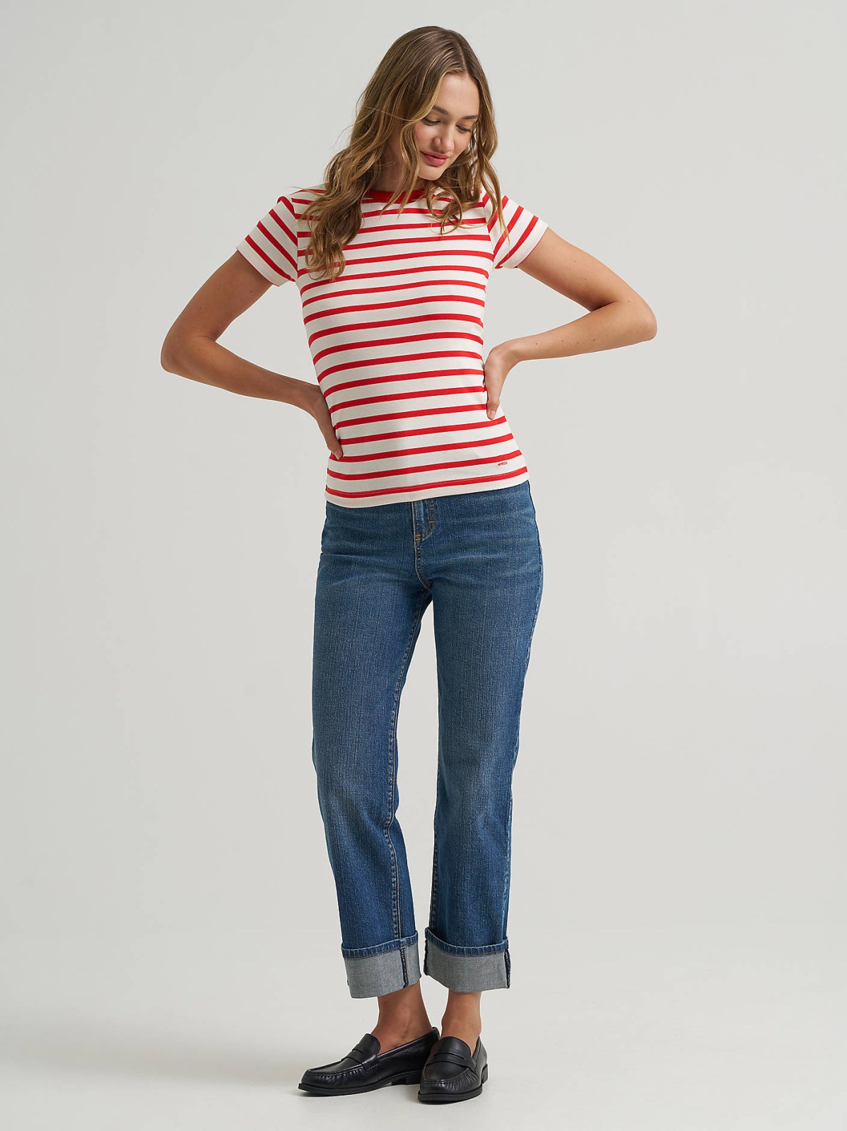 Women's Lee® x Marilyn Monroe Striped Baby Tee - view 6
