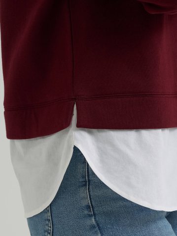 Women's Twofer Sweater Top