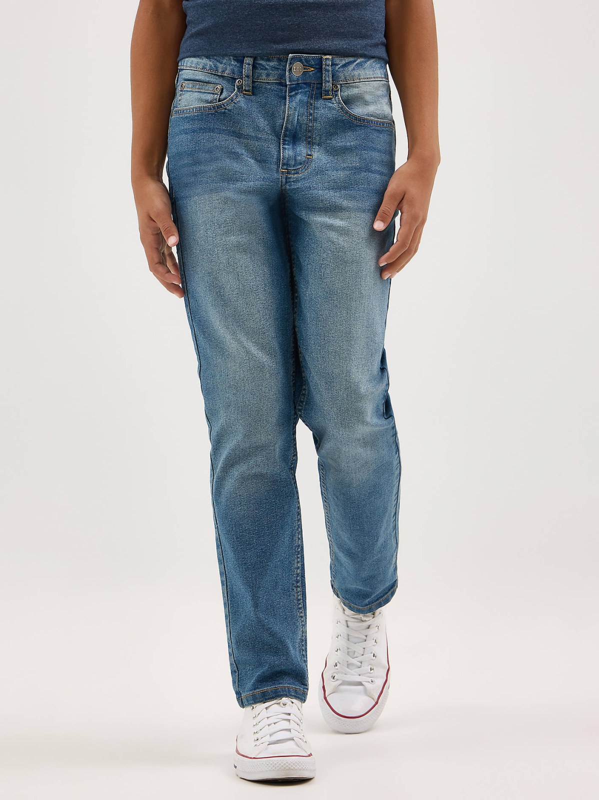 Boy's Regular Straight Stretch Jean - view 2