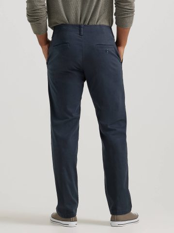 Men's Extreme Motion Flat Front Khaki Pant
