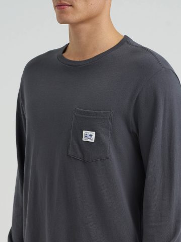 Men's Long Sleeve Workwear Pocket Tee
