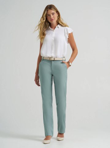 Women's Wrinkle Free Relaxed Fit Straight Leg Pant Women's Wrinkle Free Relaxed Fit Straight Leg Pant