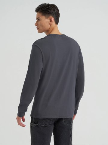 Men's Long Sleeve Workwear Pocket Tee