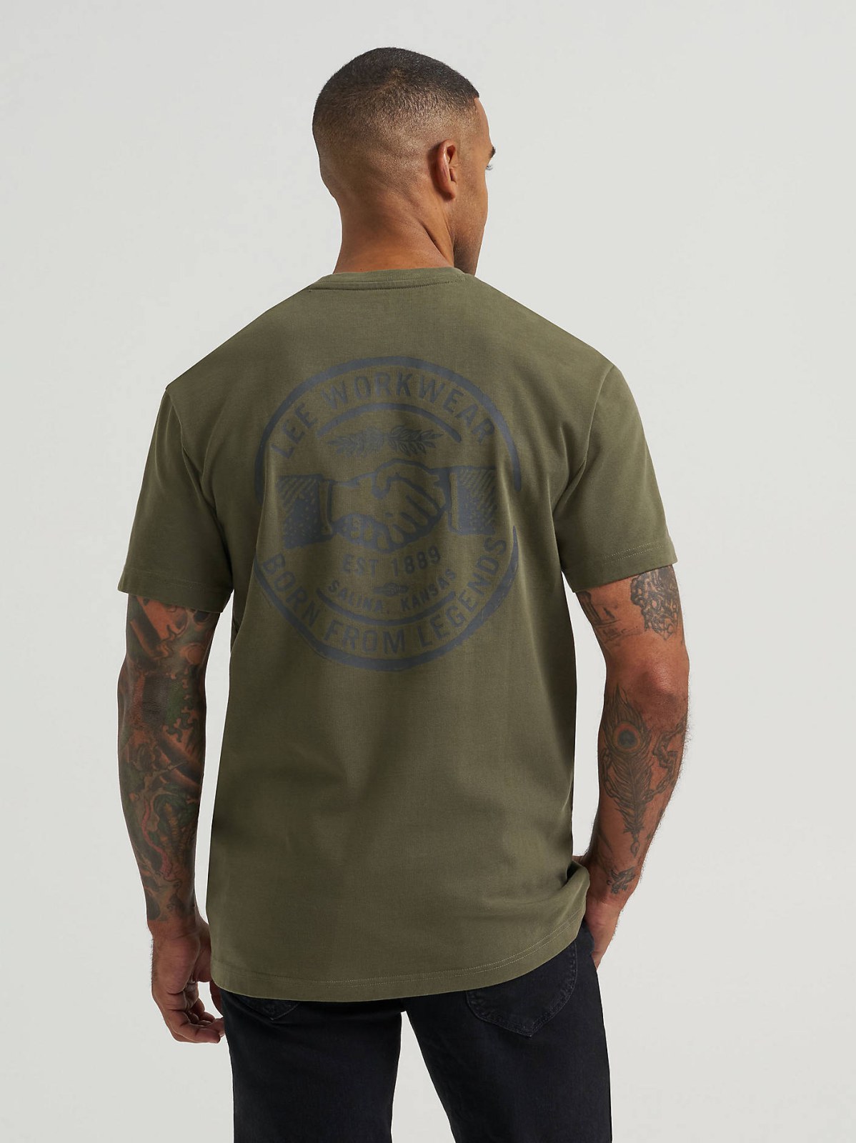 Men's Relaxed Fit Essential Workwear Legends Graphic Tee - view 2