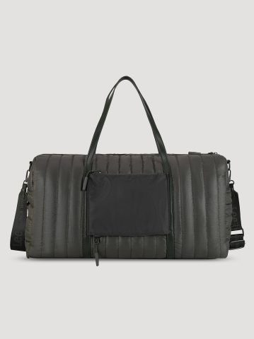 Women's Quilted Puffer Duffle Bag