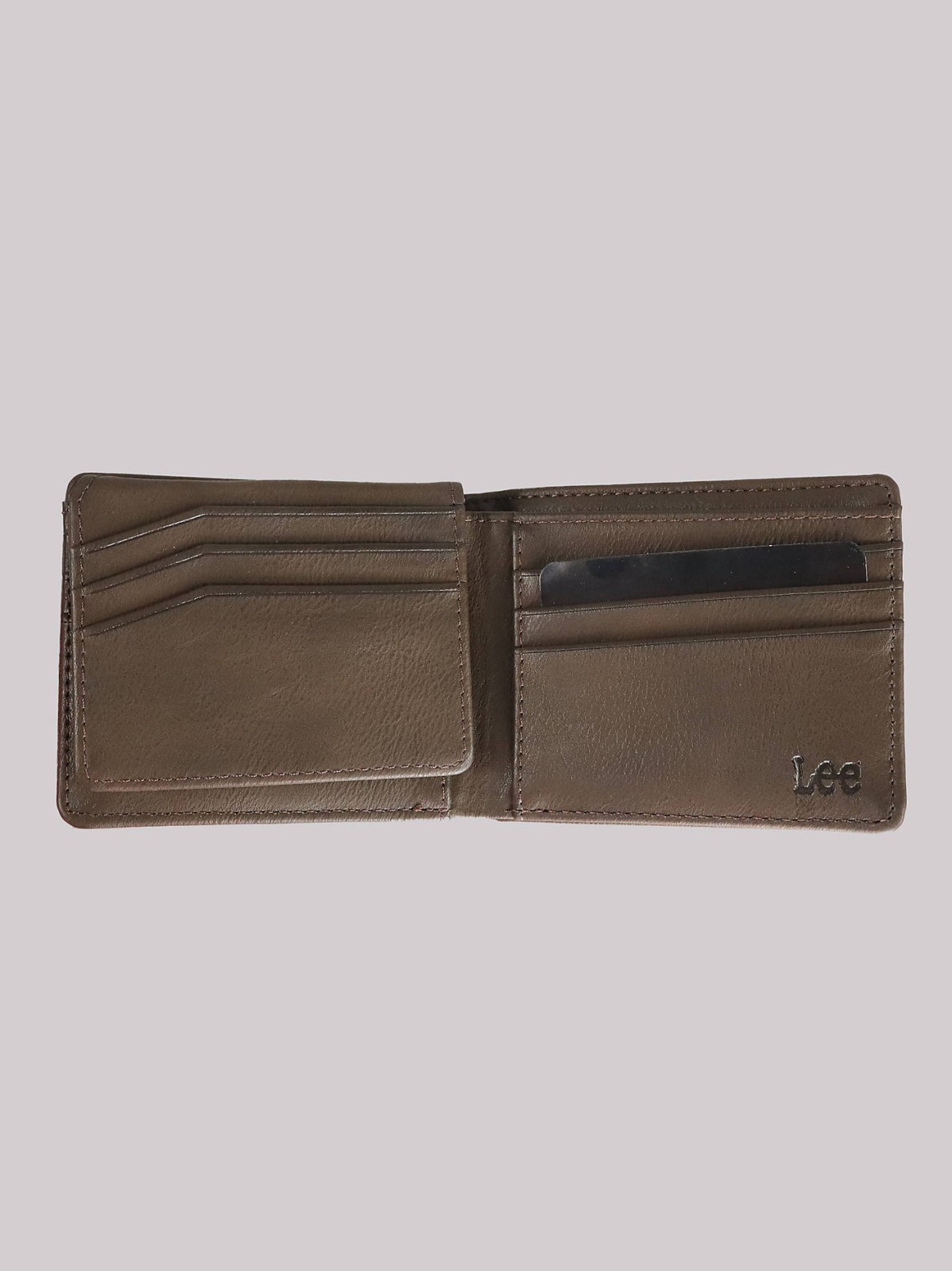 Men's Metal Logo Tumbled Passcase Wallet - view 3