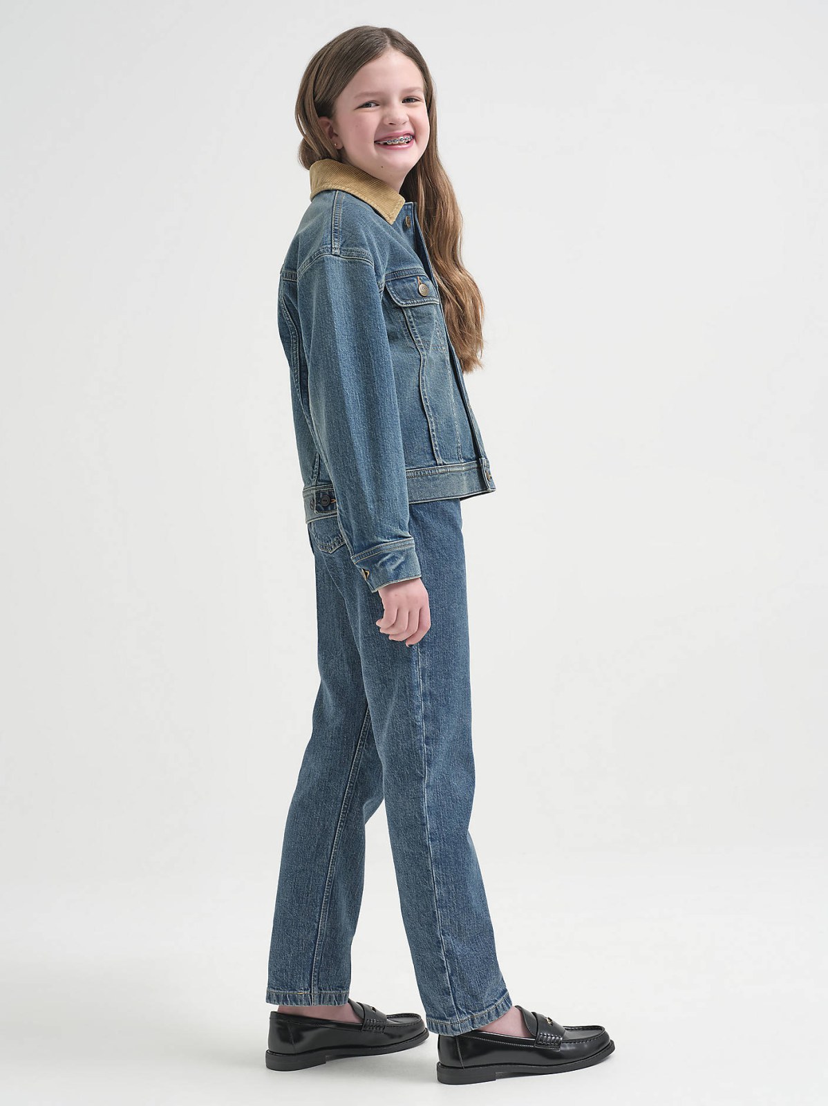 Girl's Lee® x J.Crew Vintage Straight Jean - view 2