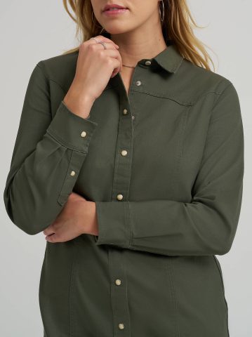 Women's Western Button Down Dress