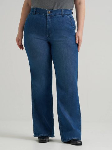 Women's Legendary High Rise A-Line Jean (Plus) — alternate view