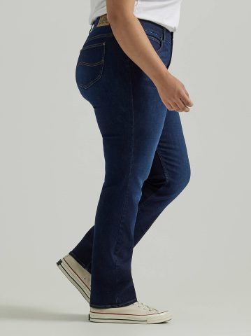 Women's Ultra Lux Comfort with Flex Motion Straight Jean (Plus)