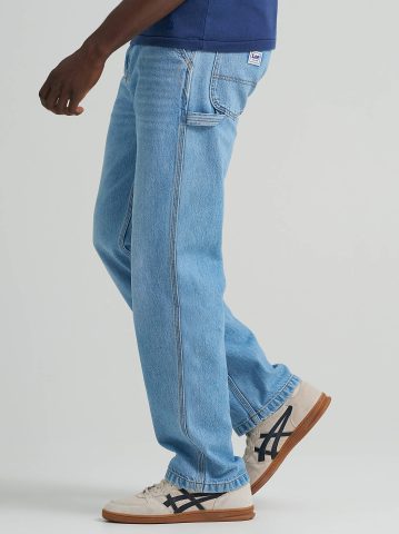 Men's 100% Cotton Loose Straight Carpenter Jean