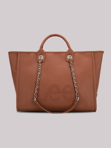 Women's Embossed Logo Tote
