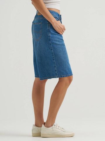 Women's Long Denim Short