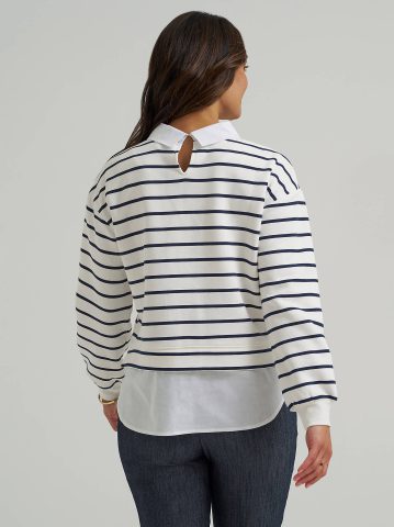 Women's Twofer Sweater Top