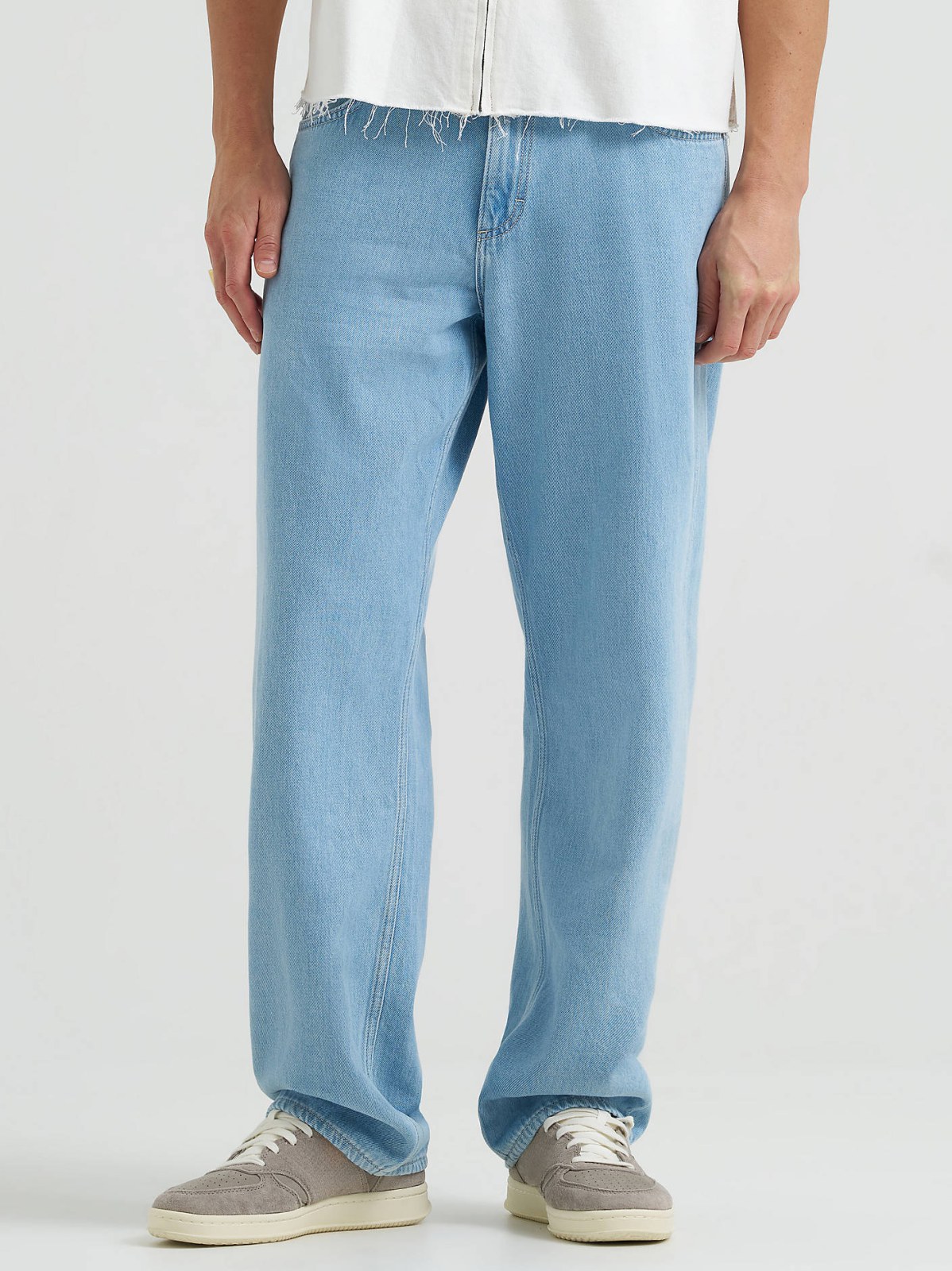 Men's 100% Cotton Drawstring Baggy Jean - view 3