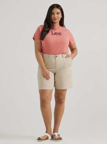 Women's Ultra Lux Comfort with Flex-To-Go Relaxed Fit Utility Bermuda (Plus) Women's Ultra Lux Comfort with Flex-To-Go Relaxed Fit Utility Bermuda (Plus)