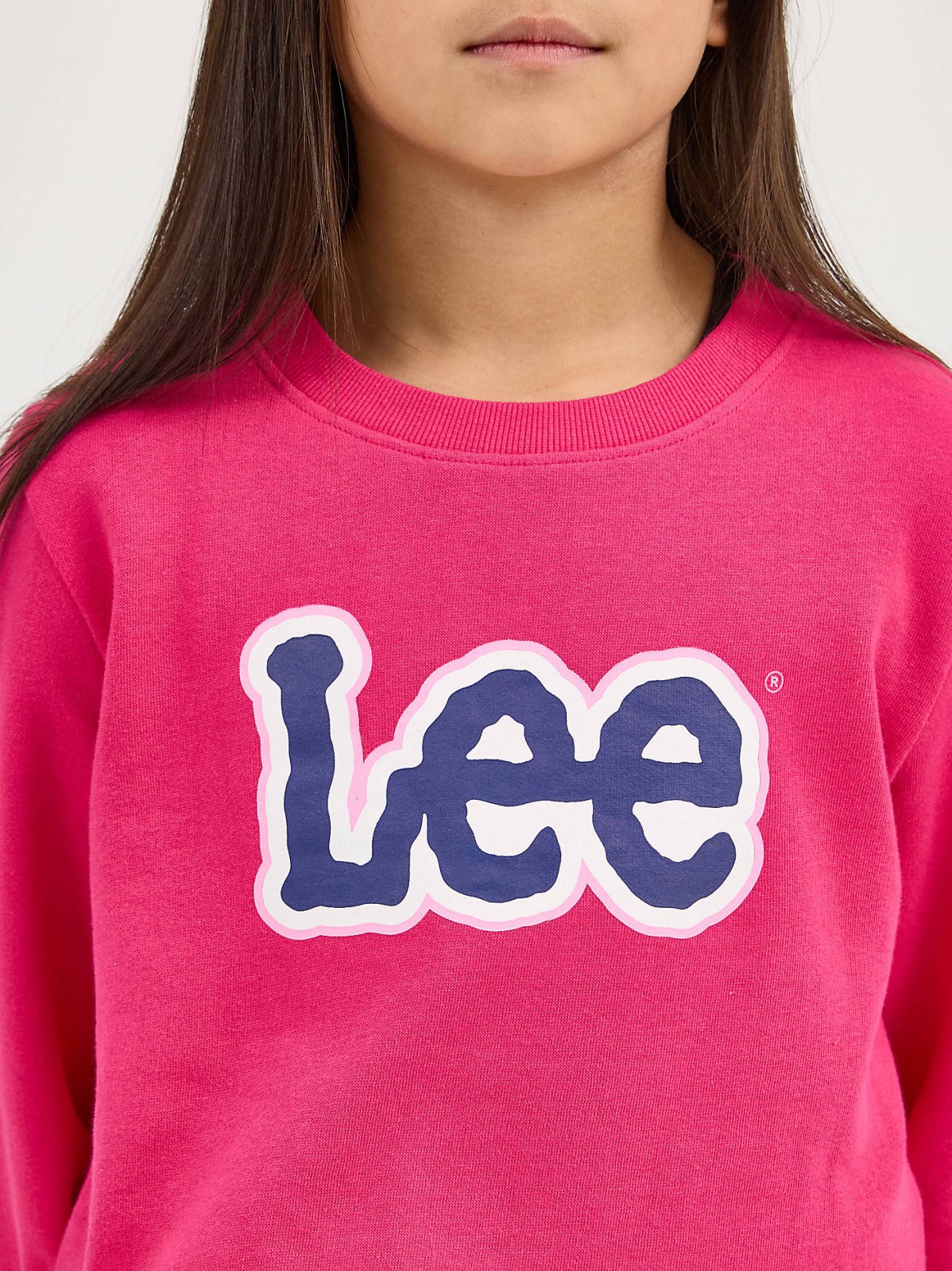 Girl's Crop Logo Crewneck - view 3