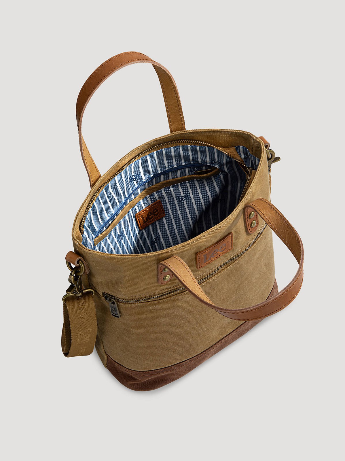 Women's Canvas Side Zip Tote - view 3