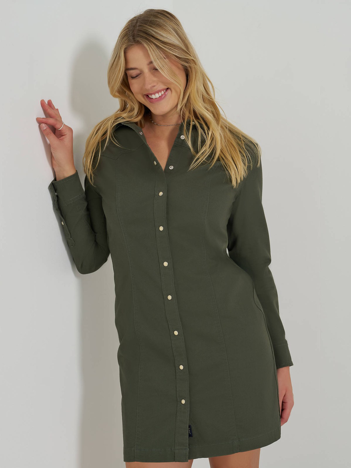 Women's Western Button Down Dress - view 2