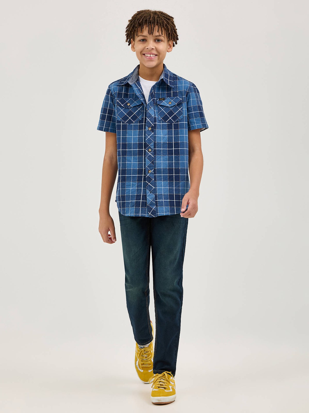Boy's Slim Straight Stretch Jean