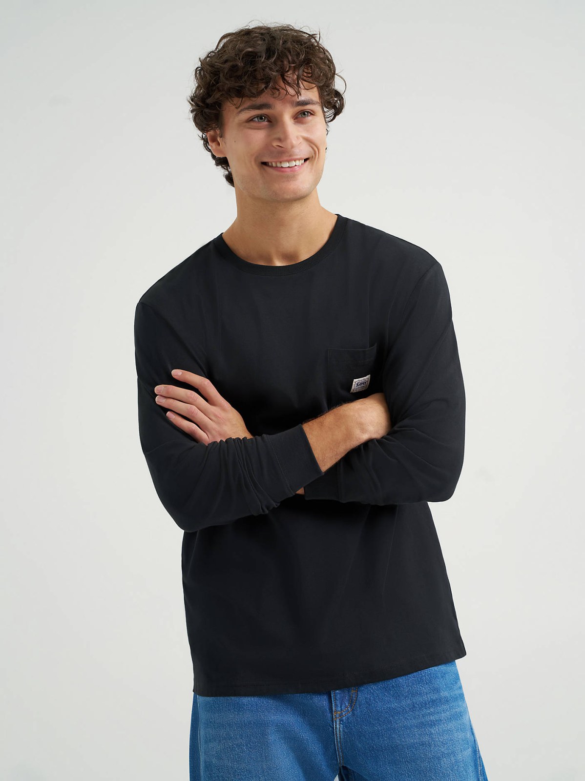 Men's Long Sleeve Workwear Pocket Tee - view 3