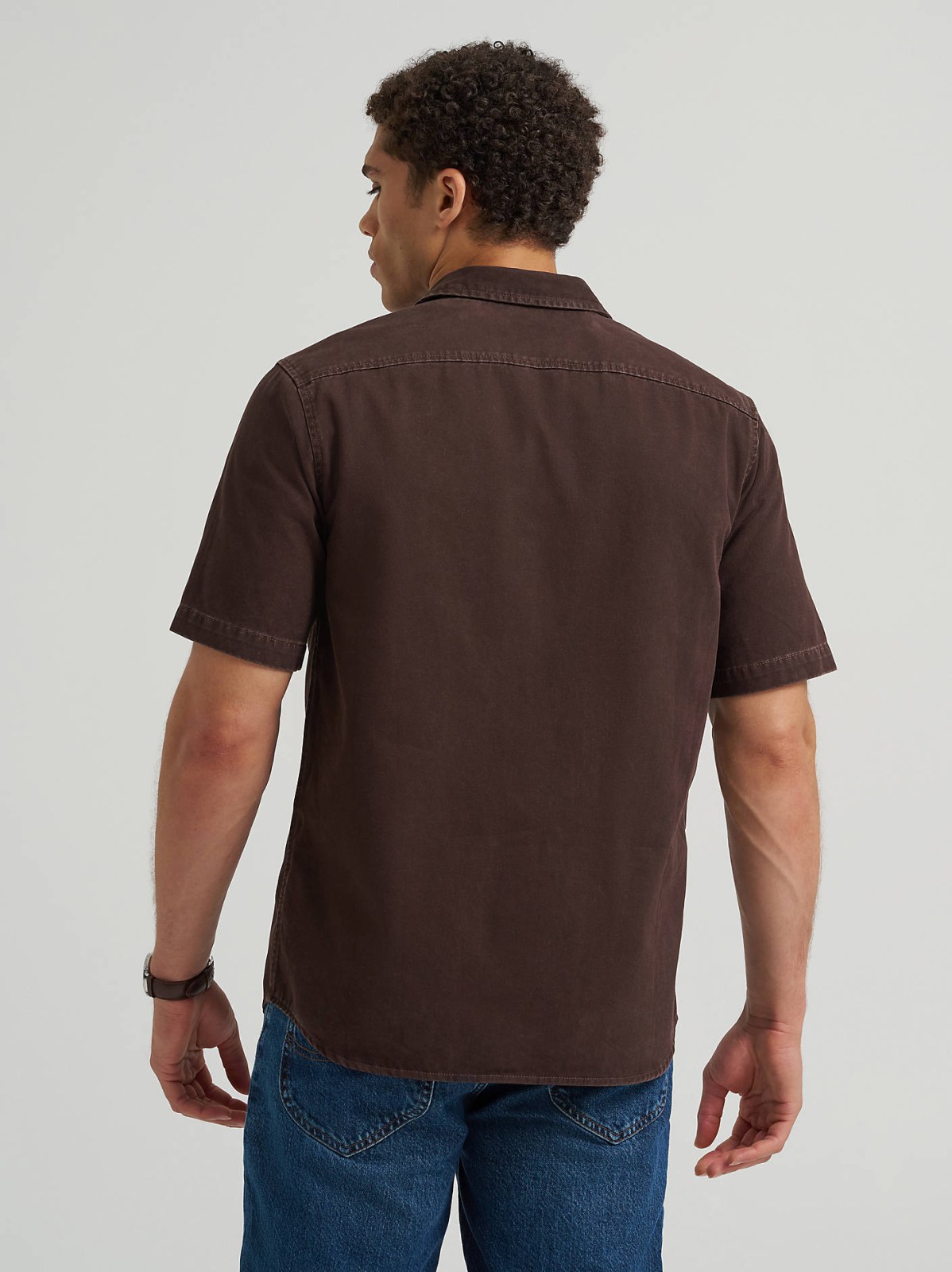Men's Double Chest Patch Pocket Button Down Shirt - view 2