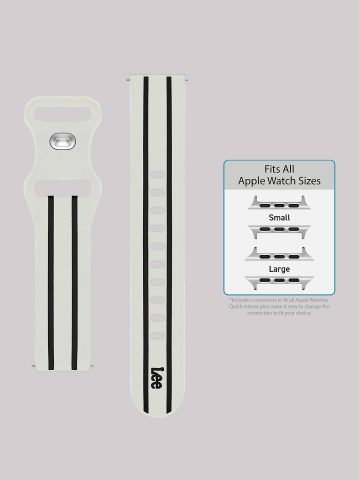 Stripe Silicone Universal Watchband