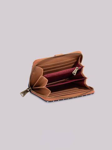 Women's Stripe Logo Card Wallet