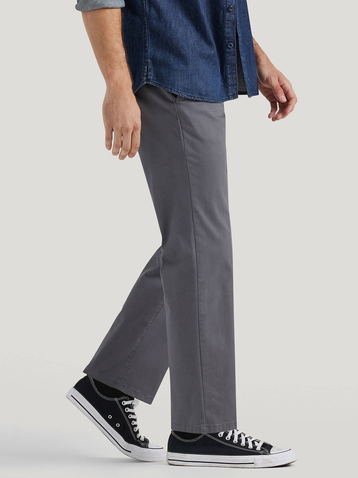 Men's Extreme Motion Flat Front Khaki Pant - view 4