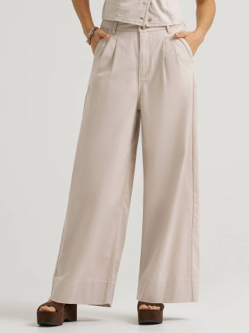 Women's Loose Pleated Trouser Pant