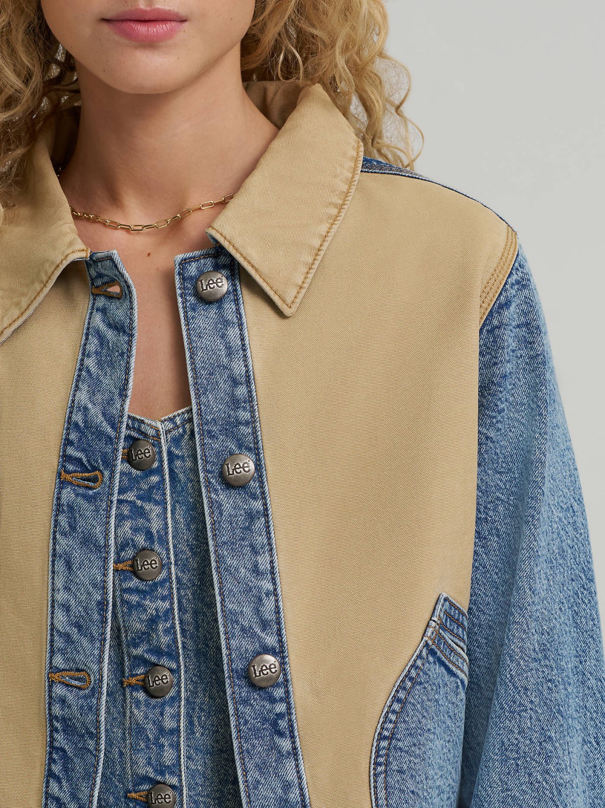 Women's Mixed Media Jacket - view 5