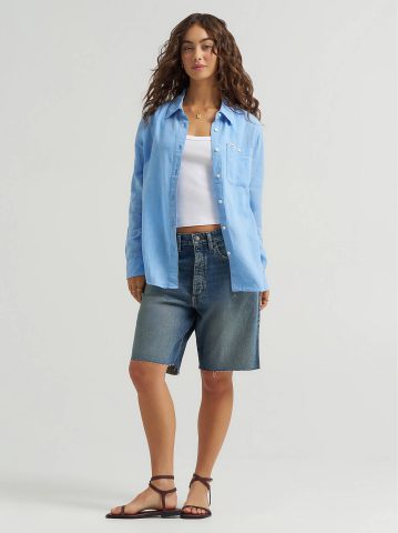 Women's All Purpose Linen Button Down Shirt