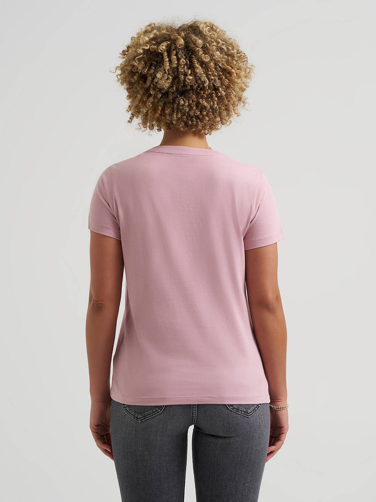 Women's Solid V-Neck Logo Tee - view 2
