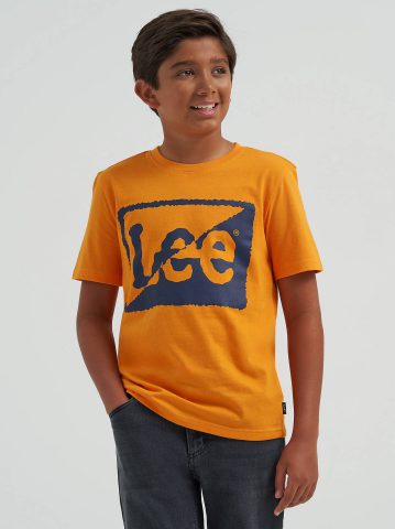 Boy's Split Square Logo Tee Boy's Split Square Logo Tee