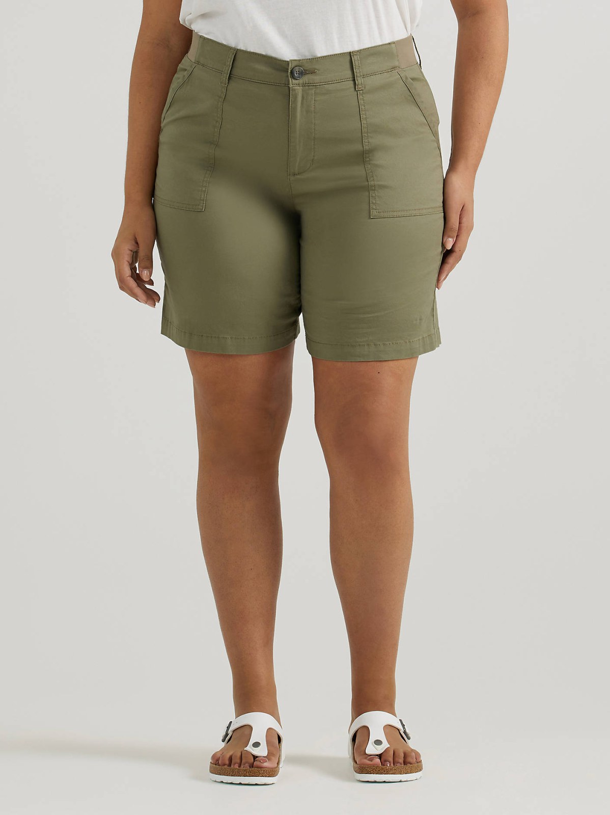 Women's Ultra Lux Comfort with Flex-To-Go Relaxed Fit Utility Bermuda (Plus) - view 2