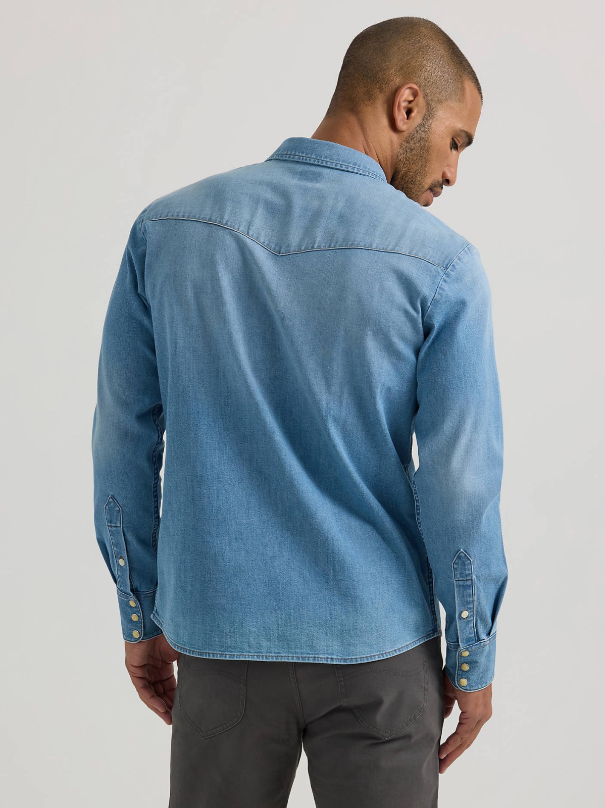 Men's All Purpose Western Denim Snap Shirt - view 2