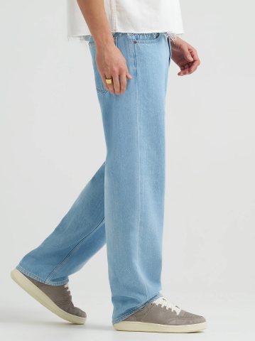 Men's 100% Cotton Drawstring Baggy Jean
